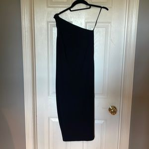 Bailey 44 black one strap bodycon dress